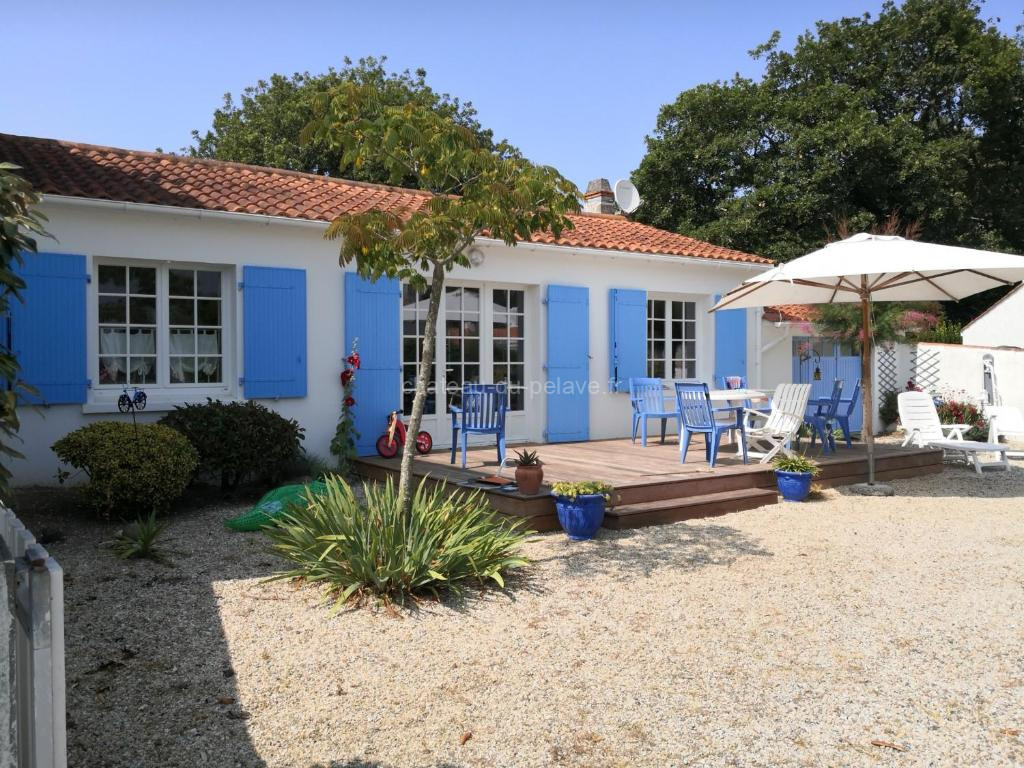 Maison calme proche plage Noirmoutier, 6 personnes, animaux admis, parking privé